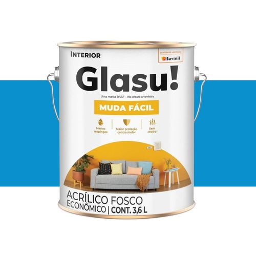 Tinta Glasu Eco Fosco Oceano 3,6 Litros 50493680