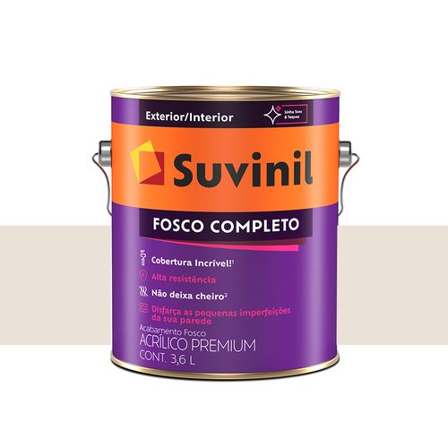 Tinta Suvinil Fosco Completo Algodão Egípcio 3,6 Litros 50146020
