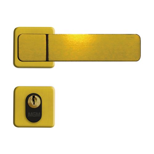 Fechadura MGM Capri BL Bronze Latonado Externa ID 150
