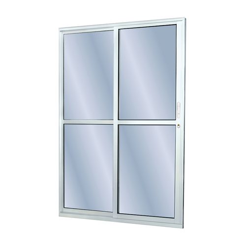 Porta MGM 210x160x07Cm Branca Solida 2 Folhas ID 194 - Alumínio