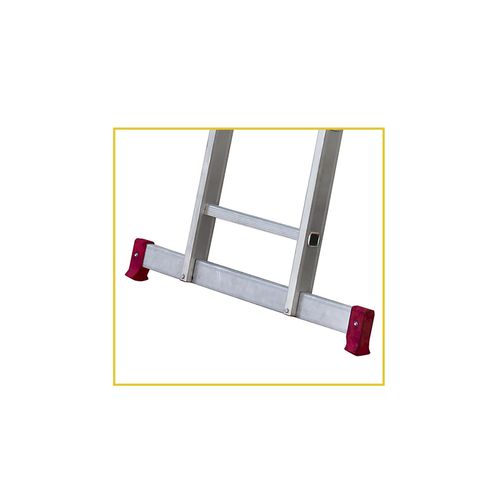 Escada Aluminio Botafogo Extensiva 2x9 Degraus Esc0618