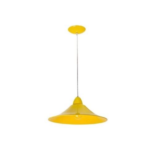 Pendente Kin Bahrein 1XE27 38,5Cm Amarelo PD385/AM