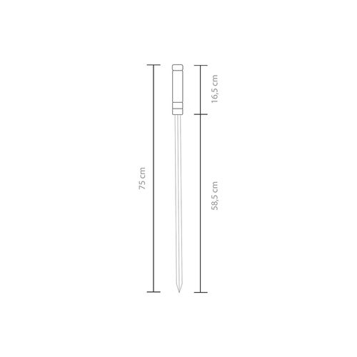 Espeto Grilazer Simples inox 85Cm  200305 GGR0567