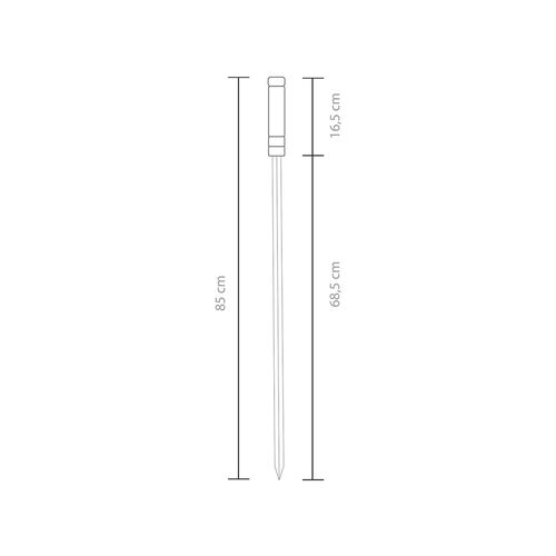Espeto Grilazer Simples Inox 85Cm  200306 GGR0557