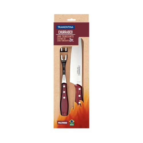 Jogo Tramontina Trinchante Inox 2 Pecas  21198/760