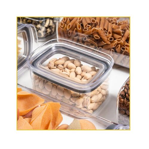 Pote Hermetico OU Block Retangular 0,65 Litros OB500 Natural