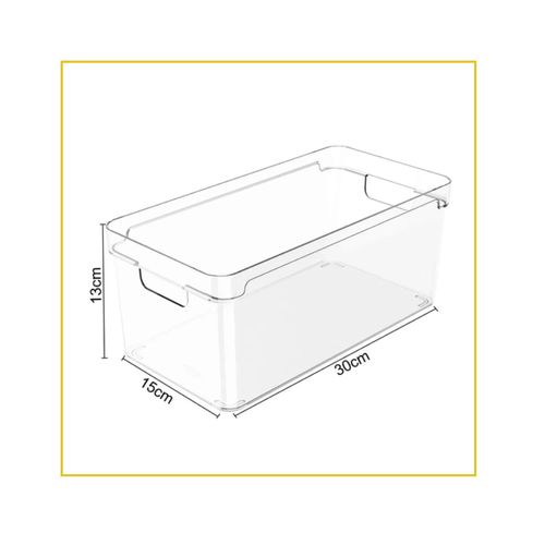 Organizador De Geladeira OU 30x15x13Cm OC300 Natural