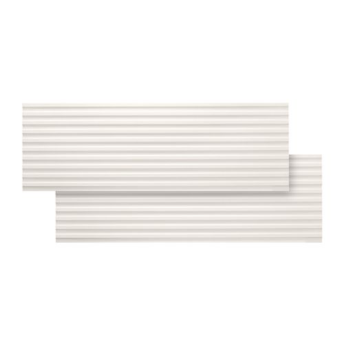 Azulejo Portobello 30X90 A Decor Branco Ripado Matt Retificado 28902E