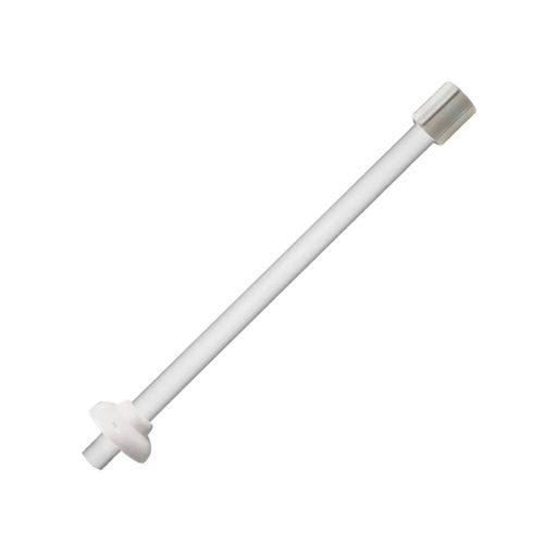 Braco Chuveiro Luconi com Canopla 30cm Branco 1604