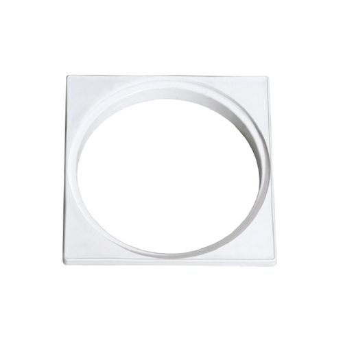 Porta Grelha Luconi 150mm Quadrada Branca 2347