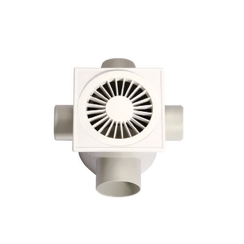 Caixa Sifonada Luconi 100x50x40 Quadrada Branco 2343