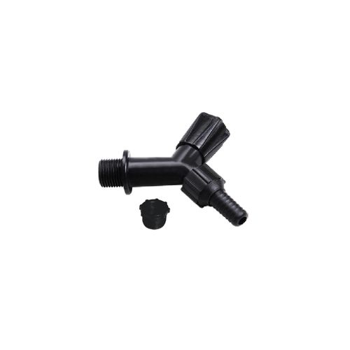 Torneira Luconi Jardim 1/2"x 3/4" Preta 4074