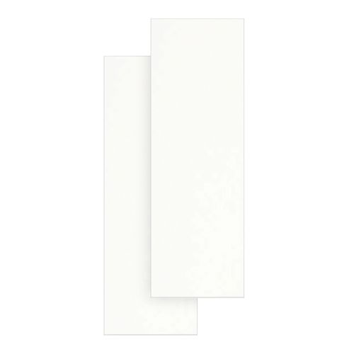Azulejo Portinari 29,1X87,7 White Plain Lux Retificado 6055341A