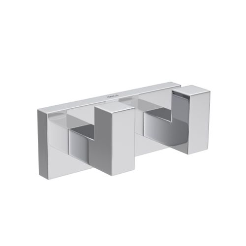 Cabide Deca 2062.C83 Duplo Quadratta Cromado