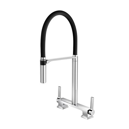 Misturador Docol Cozinha Mesa Docolcity Bica Alta Cromado/Black 7387