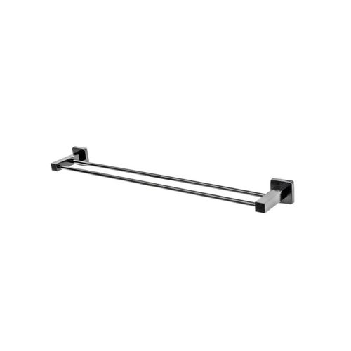 Porta Toalha Sigma Bastão Duplo 2080 Lucca 500mm Black 4089281