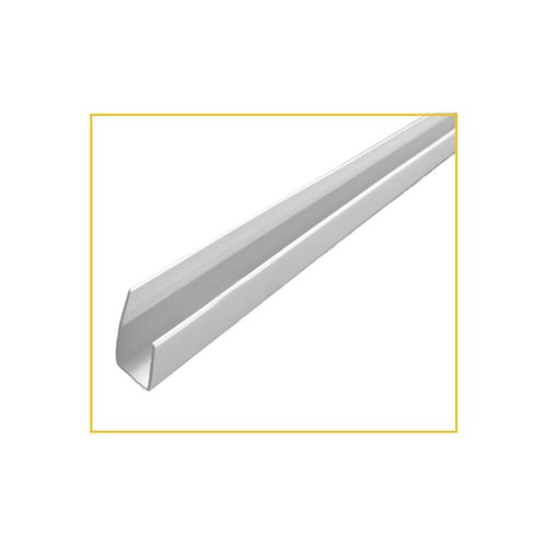 Perfil PVC Bariri Roda Forro Tipo U 30mm X 10,5mm X 6 Metros