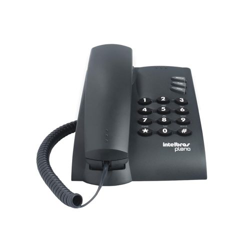 Telefone Intelbras Pleno 4080051 Preto
