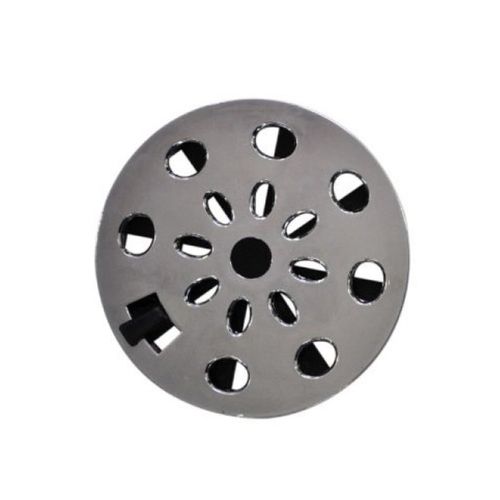 Grelha Astra 10x10Cm Redonda ABS Cromado Anti-Inseto GRB-2/AS