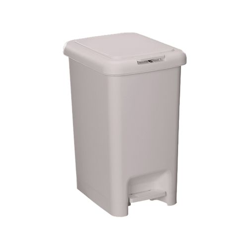 Lixeira Astra com Pedal Duplo 10 Litros Argila LPDA
