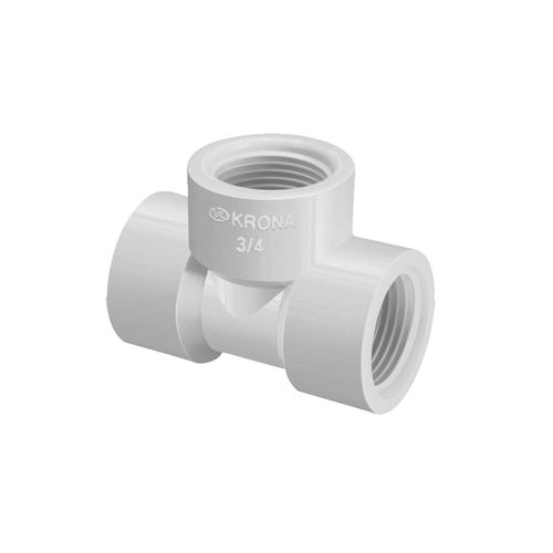 Te PVC Rosca 1/2" Krona 299