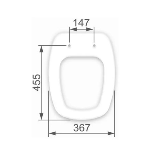 Assento Astra Monte Carlo Soft Close PP TMT/SC GE-17 Branco