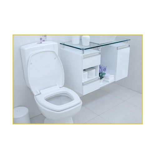 Assento Astra Thema Soft Close PP TTH/SC Branco 01 BR