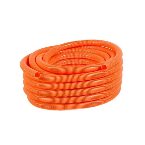 Mangueira Corrugada Krona Flex Laranja Ref. 25mm Rolo 50 Metros 1236
