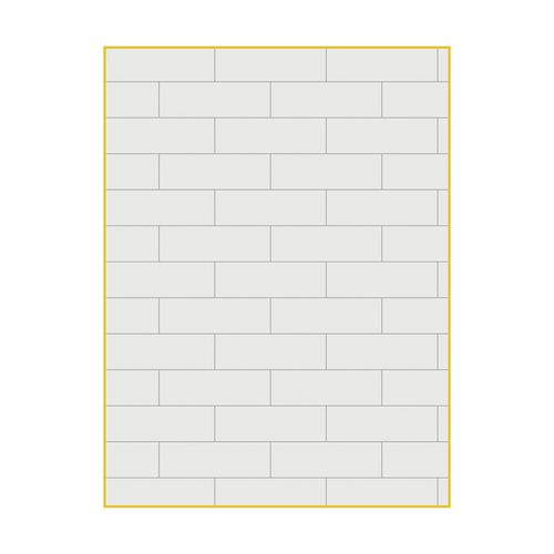 Azulejo Portinari 8,24X25,8 Decora WH Lux Bold 59351