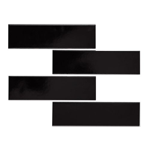 Mosaico Portobello 7x26 Chroma Black Assim 28078E