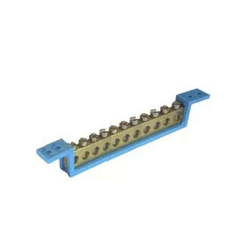 Barramento Steck Neutro Azul SBN11