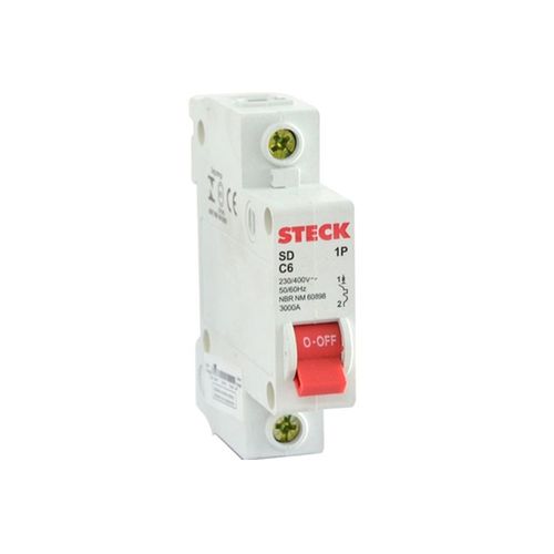 Disjuntor Steck Din Monofásico Bif 10A SDD62C10