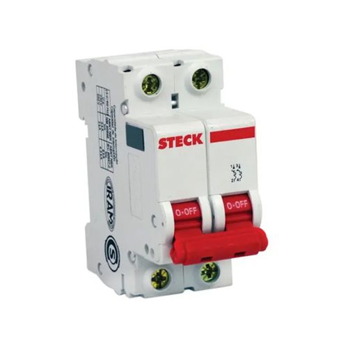 Disjuntor Steck Din Bifásico 63A SDD62C63