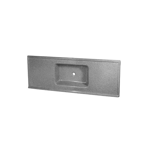 Pia Decoralita Granito Sintético 150x54cm Cinza Real — Ref. PP154