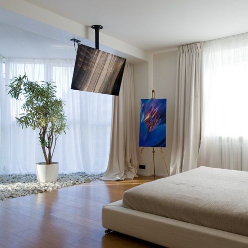 Suporte Brasforma TV 10 a 42 LCD SBRP 150 P/Teto Art. Preto