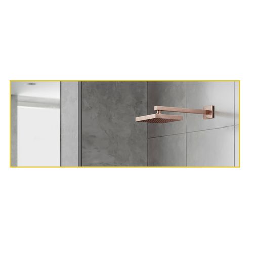 Chuveiro Docol Heaven Q200 Docol Chroma Ouro Escovado 888272
