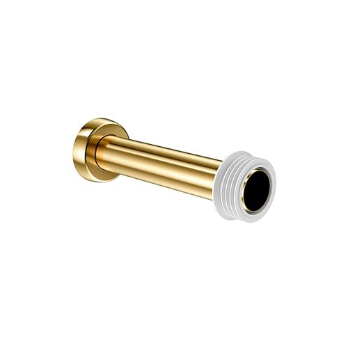 Tubo Ligação Docol Bacia 25cm Ouro Polido 626343