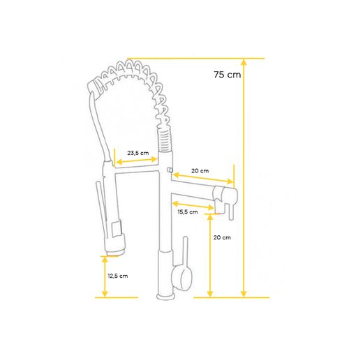 Misturador Esteves Monocomando Cozinha Gourmet Premium Rose VMI492RMC