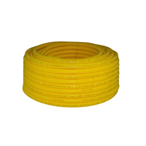Mangueira Corrugada Cimflex PVC Amarela SR 20mm Rolo 50 Metros