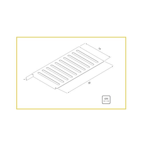 Escorredor Tramontina 94534/013 Aco/Inox 30cm