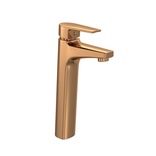 Misturador Deca Monocomando Lavatório Mesa 2885.GL26.RD Level Bica Alta Red Gold
