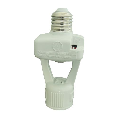 Sensor de Presença Qualitronix Soquete E27 com Fotocelula QA17M