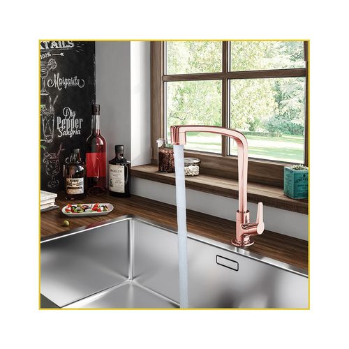 Torneira Fortti Cozinha 1167 Flatt F71 Mesa Rose Gold 7111104