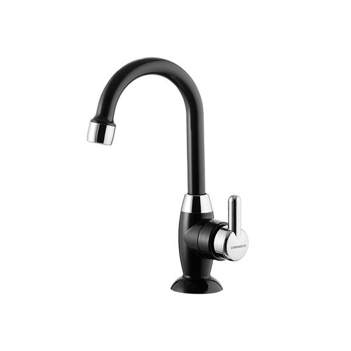 Torneira Fortti Lavatório 1195 Bric F31 Mesa Bica Alta Preto/Cromando 7110042