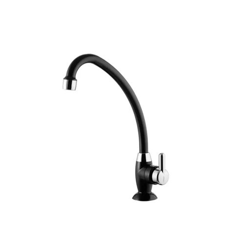 Torneira Fortti Cozinha 1167 Bric F31 Mesa Bica Alta Preta/Cromado 7111067