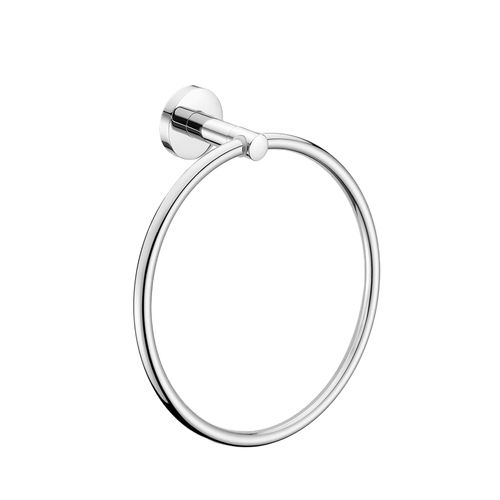 Porta Toalha Anel para Banheiro em Metal Cromado Linha City Celite — Ref. B8004C2CR0