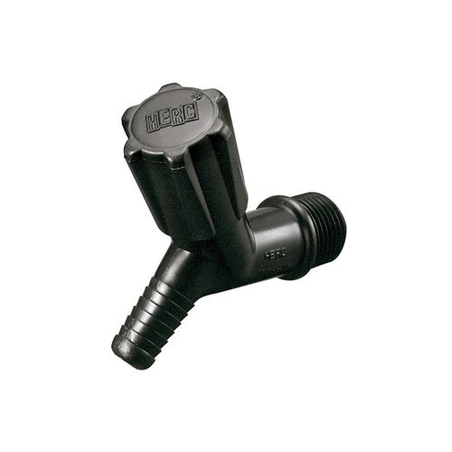 Torneira Herc PVC 1104 Para Filtro 5/8 Preto/Branco 1155