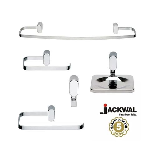 Kit Jackwal Una 5 Pecas Cromado 17973