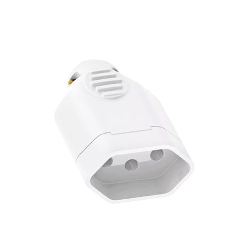 Plugue Ilumi 2P T Femea Branco 20A 1442