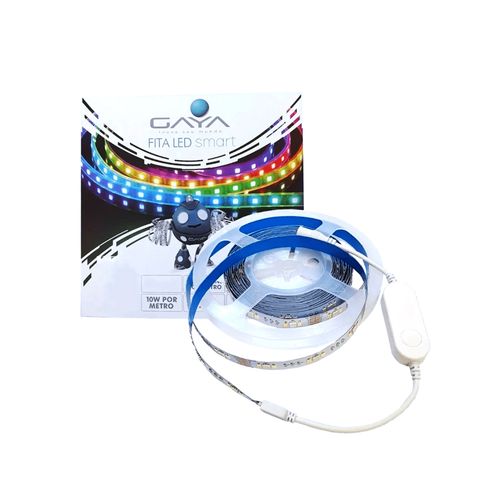 Fita Gaya Smart 5050 RGB 12V 5 Metros (350 Lúmens por Metro) — Ref. 9811